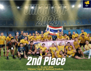 รักบี้ไทยฟอร์มเยี่ยม คว้าที่ 2 Unions Cup