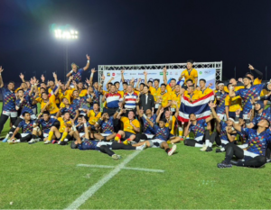 ทัพรักบี้ยู-17 ไทยผงาดคว้าแชมป์ President Cup by OR สมัยแรกหลังไล่ต้อนมาเลเซีย 28-6 จุด