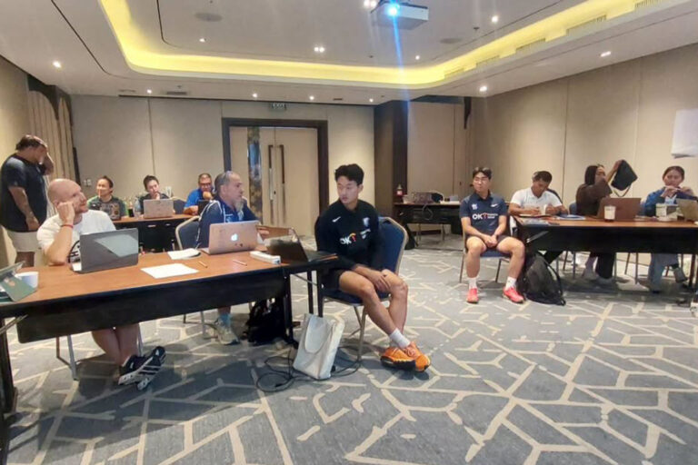 ภาพบรรยากาศวันที่ 2 ของการอบรมโครงการ World Rugby Educator Course ระหว่างวันที่ 19 – 21 มิ.ย. 69 ณ โรงแรมเบสท์เวสเทิร์น นาดา ดอนเมือง แอร์พอร์ต