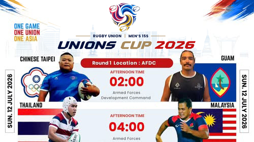 Live : Union Cup 2026 MEN’s 15s | Round 1 (12 July 2026) Pitch AFDC