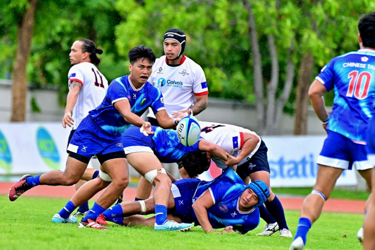 ภาพบรรยากาศการแข่งขัน Rugby Union Cup 2026 รอบที่ 1 ระหว่าง Kuam VS Chinese Taipei