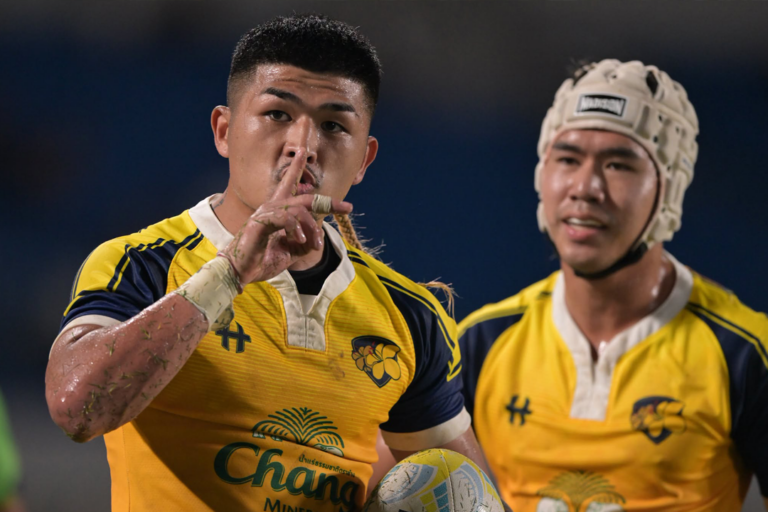 ภาพบรรยากาศการแข่งขัน Asia Rugby Emirates Sevens Series 2026 ทีมชาย