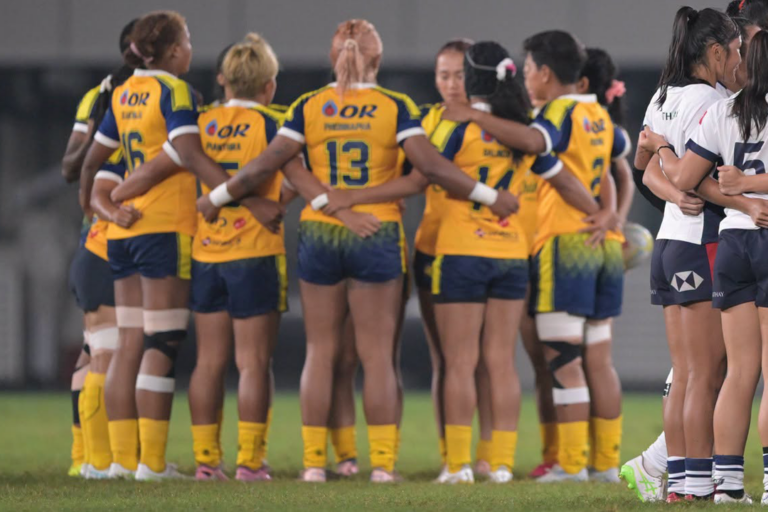 ภาพบรรยากาศการแข่งขัน Asia Rugby Emirates Sevens Series 2026 ทีมหญิง